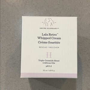 Drunk Elephant Lala Retro Whipped Cream - White and Pink